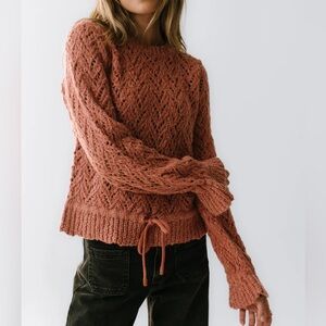 Böhme Joseph Knit Sweater in Rose